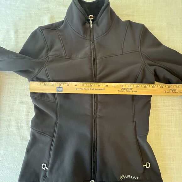 Ariat‎ Black Softshell Full Zip Jacket Women's Size XS - Picture 7 of 10